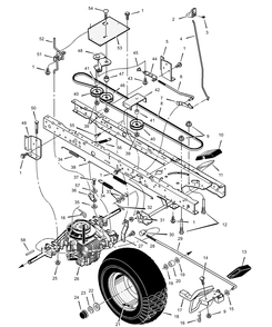 Part Location Diagram of 092300010 Murray DISCONTINUED